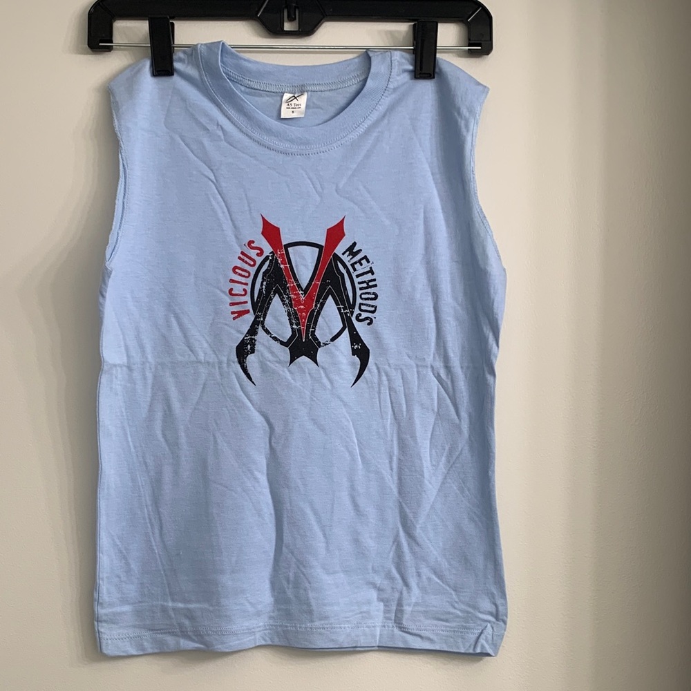 New. Vicious Methods Light Blue Short Sleeve Tee